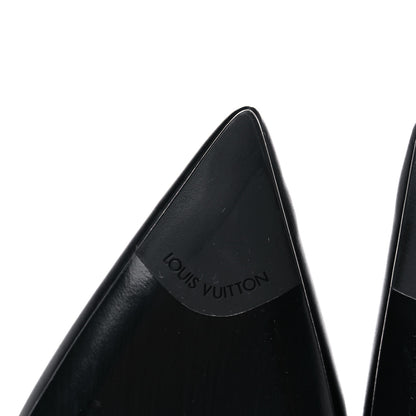 Louis Vuitton Calfskin Call Back Pumps 38.5 Black 7 of 14
