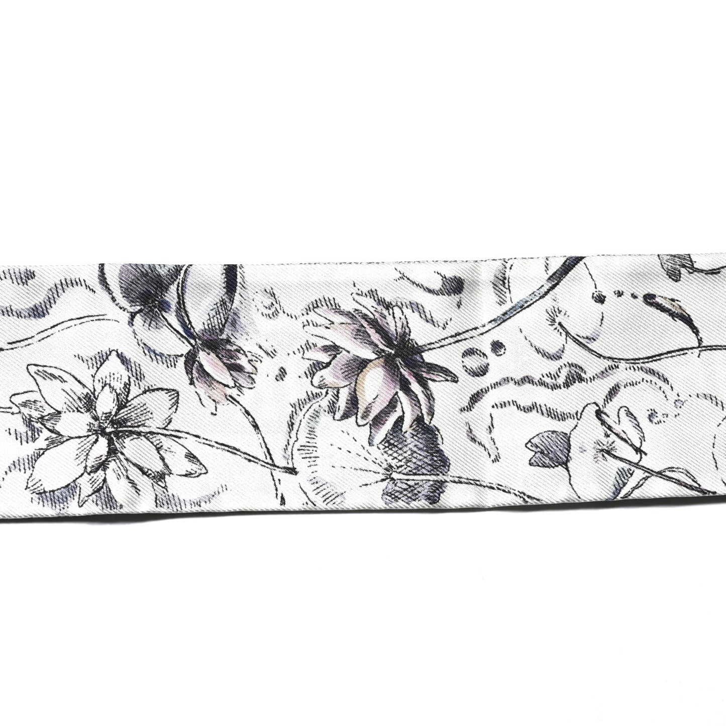 ABCDior Silk Mitzah Scarf Gris