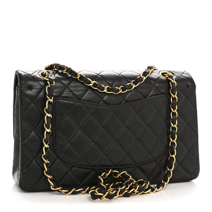 Chanel Lambskin Quilted Medium Double Flap Black 3 of 15