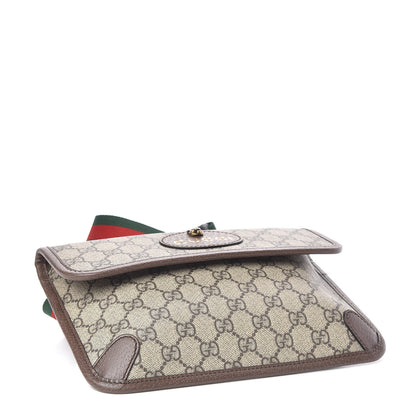Gucci GG Supreme Monogram Neo Vintage Web Belt Bag Brown 4 of 10