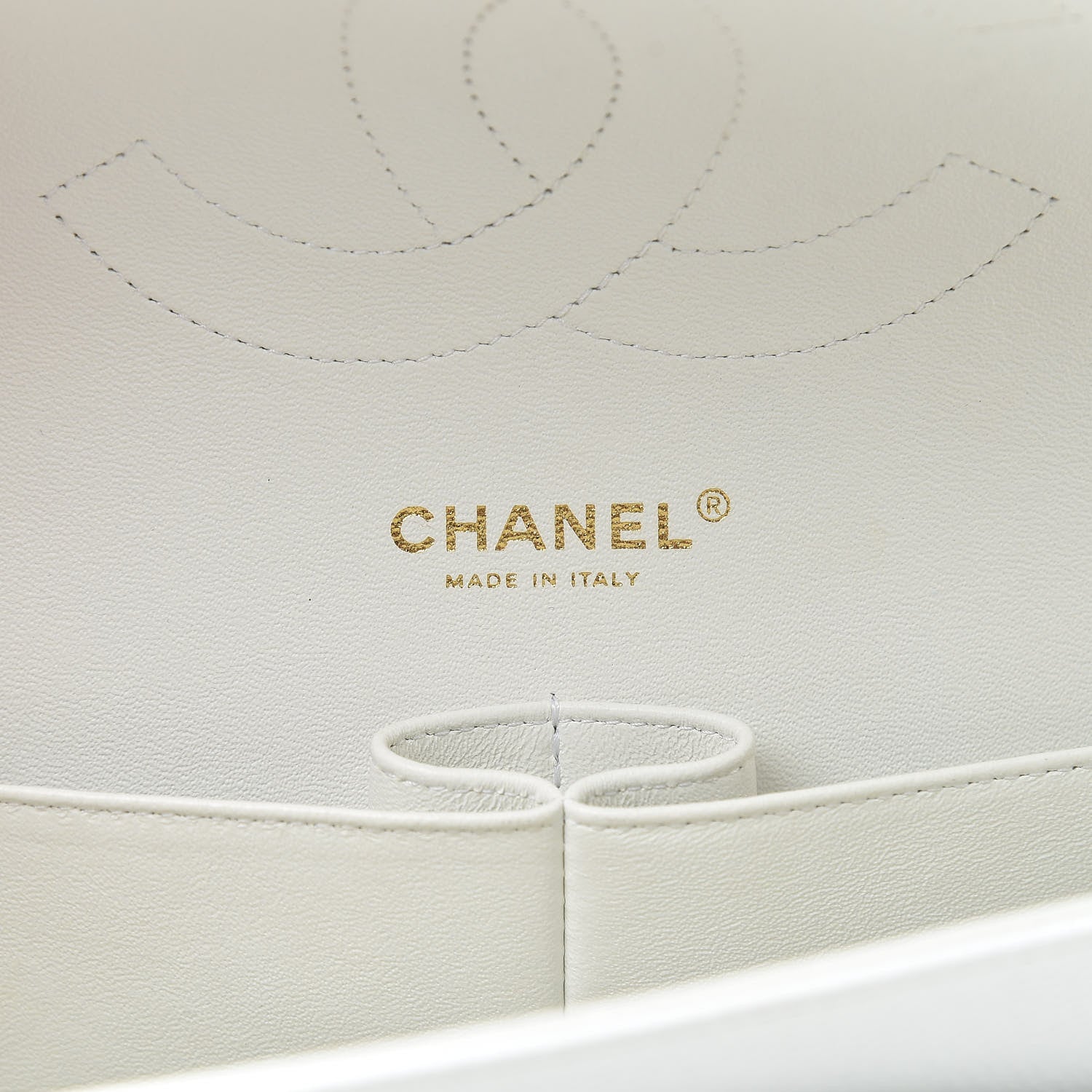 Chanel Caviar Quilted Jumbo Double Flap White 6 of 11