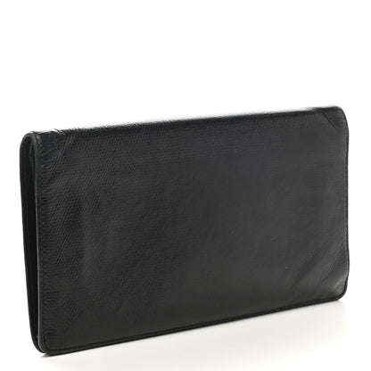 Chanel Grained Calfskin CC Button Yen Wallet Black 3 of 9