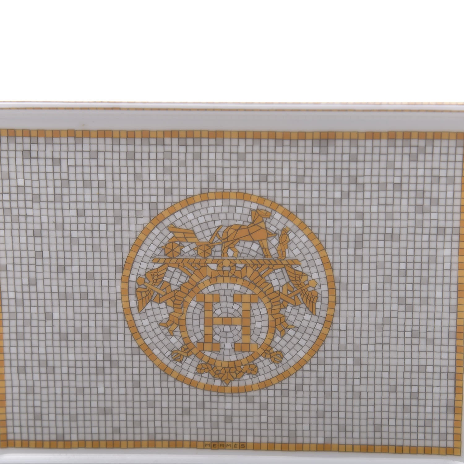 Hermes Porcelain Mosaique au 24 Sushi Plate 5 of 8