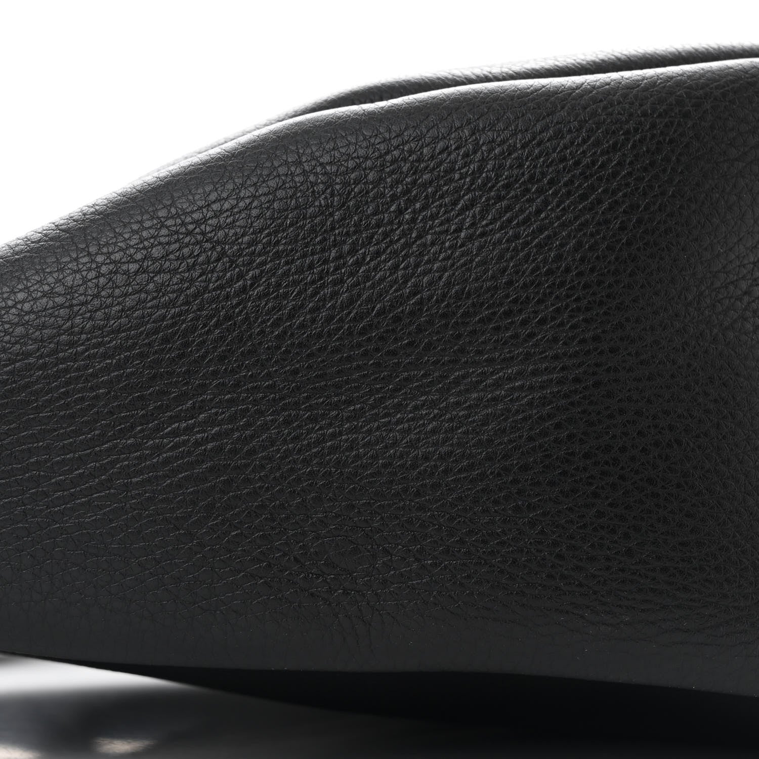 The Row Smooth Calfskin Small Slouchy Banana Bag Black 9 of 10