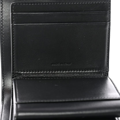 Celine Satinated Calfskin 16 Small Tri-Fold Wallet Black 6 of 8