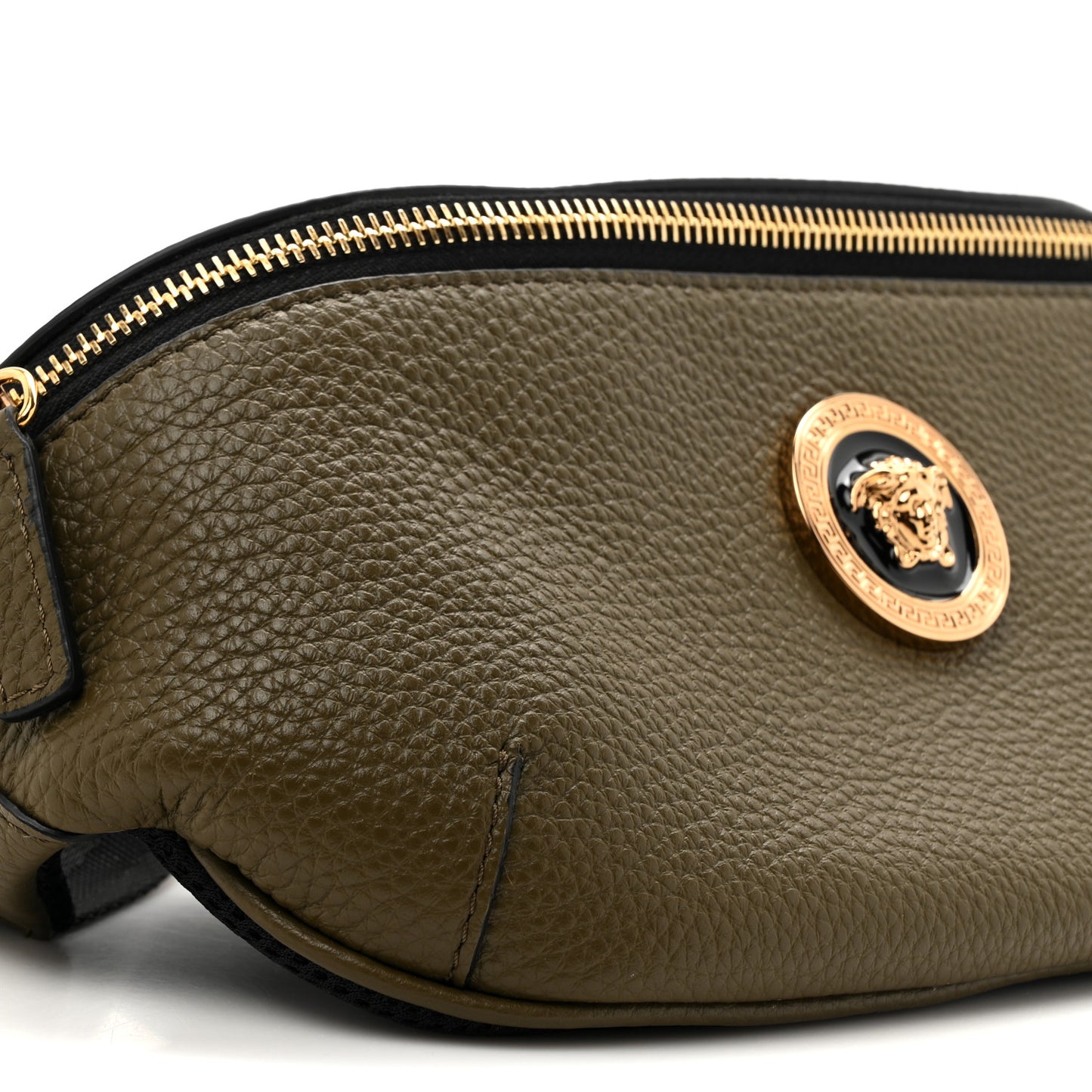 Grained Calfskin Vanitas Medea Belt Bag Khaki