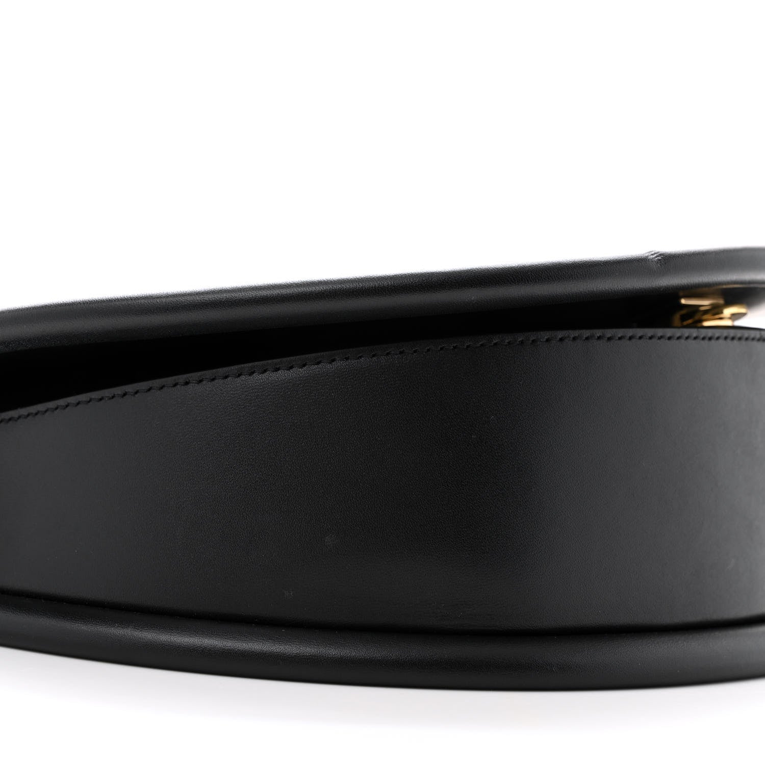 Salvatore Ferragamo Calfskin Aura Shoulder Bag Black 8 of 13