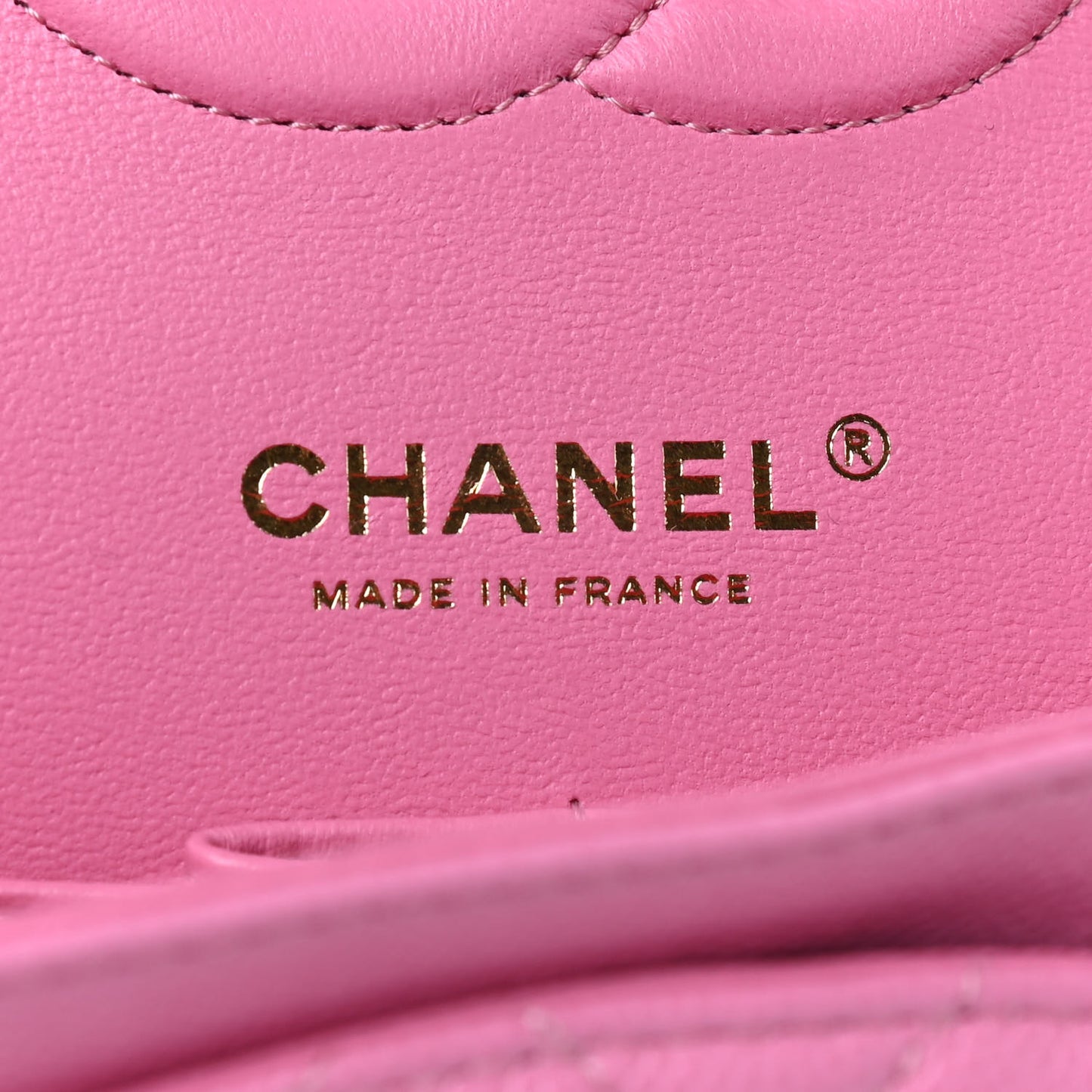 Caviar Quilted Medium Double Flap Pink