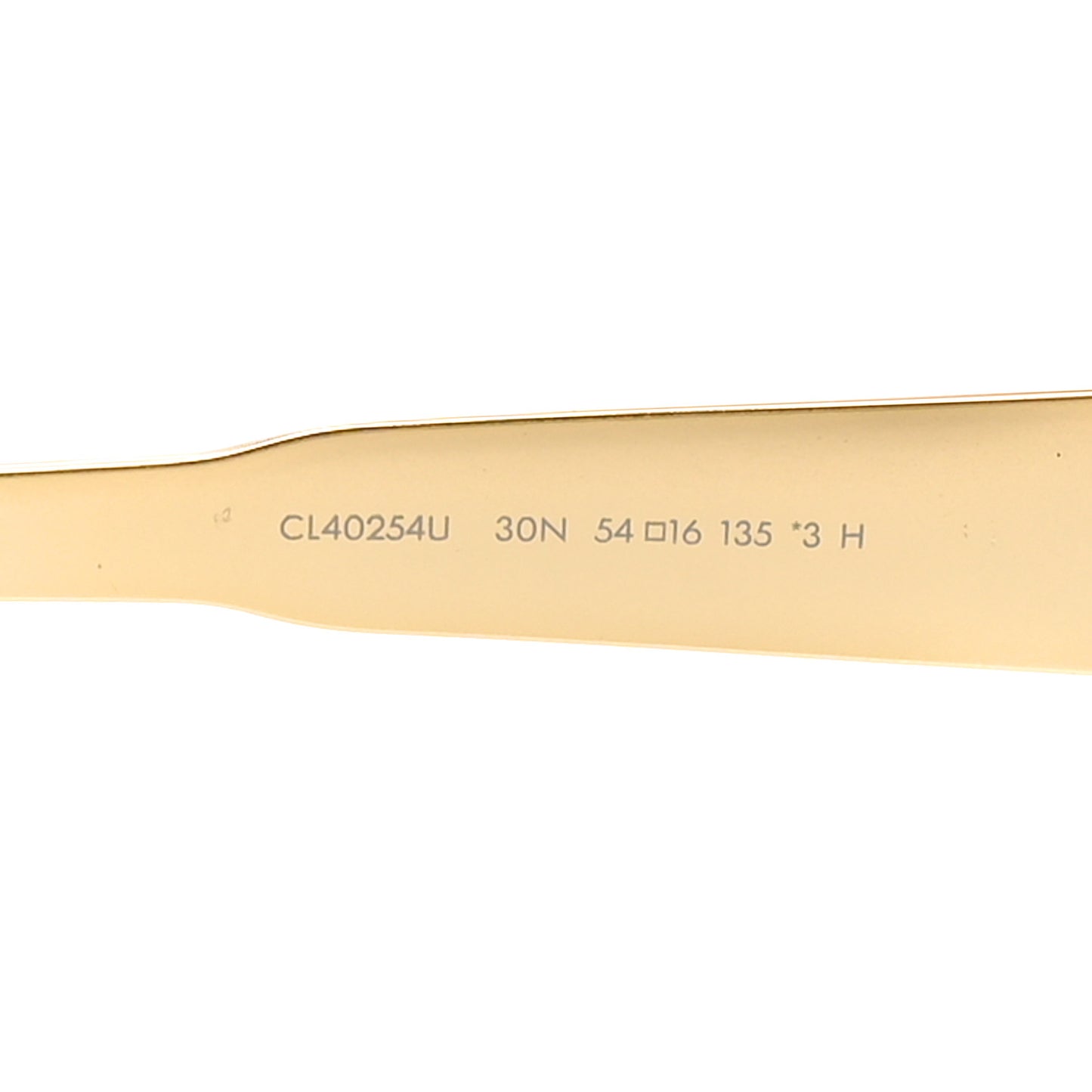 Metal Triomphe 02 Sunglasses CL40254U Gold Green