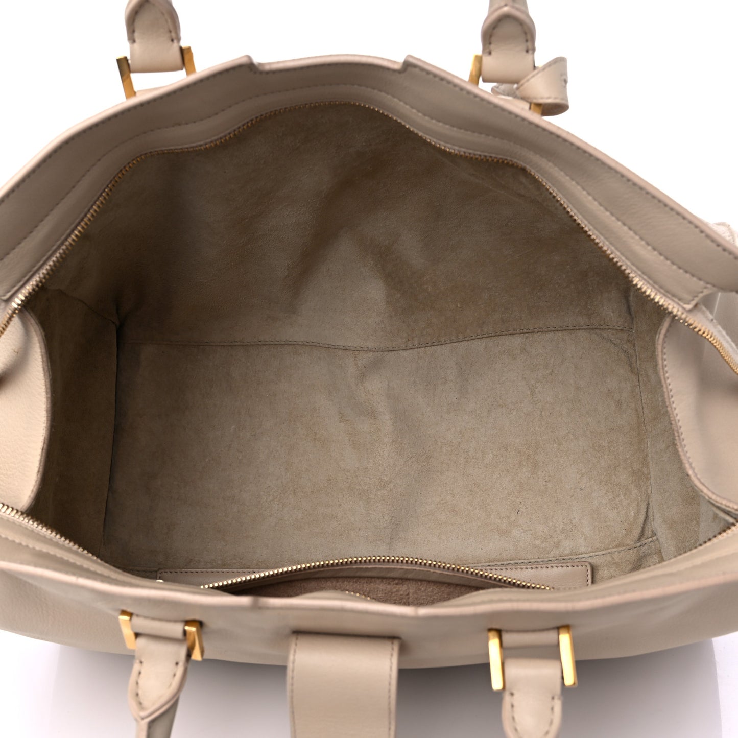 Calfskin Medium Classic Y Cabas Beige
