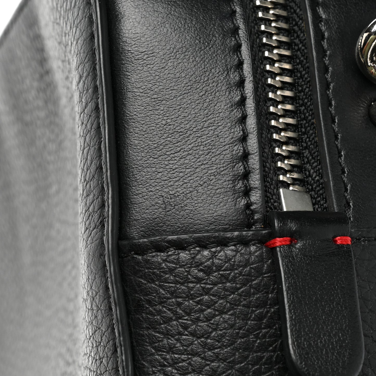 Empire Calfskin Mini Rubylou Crossbody Black Red