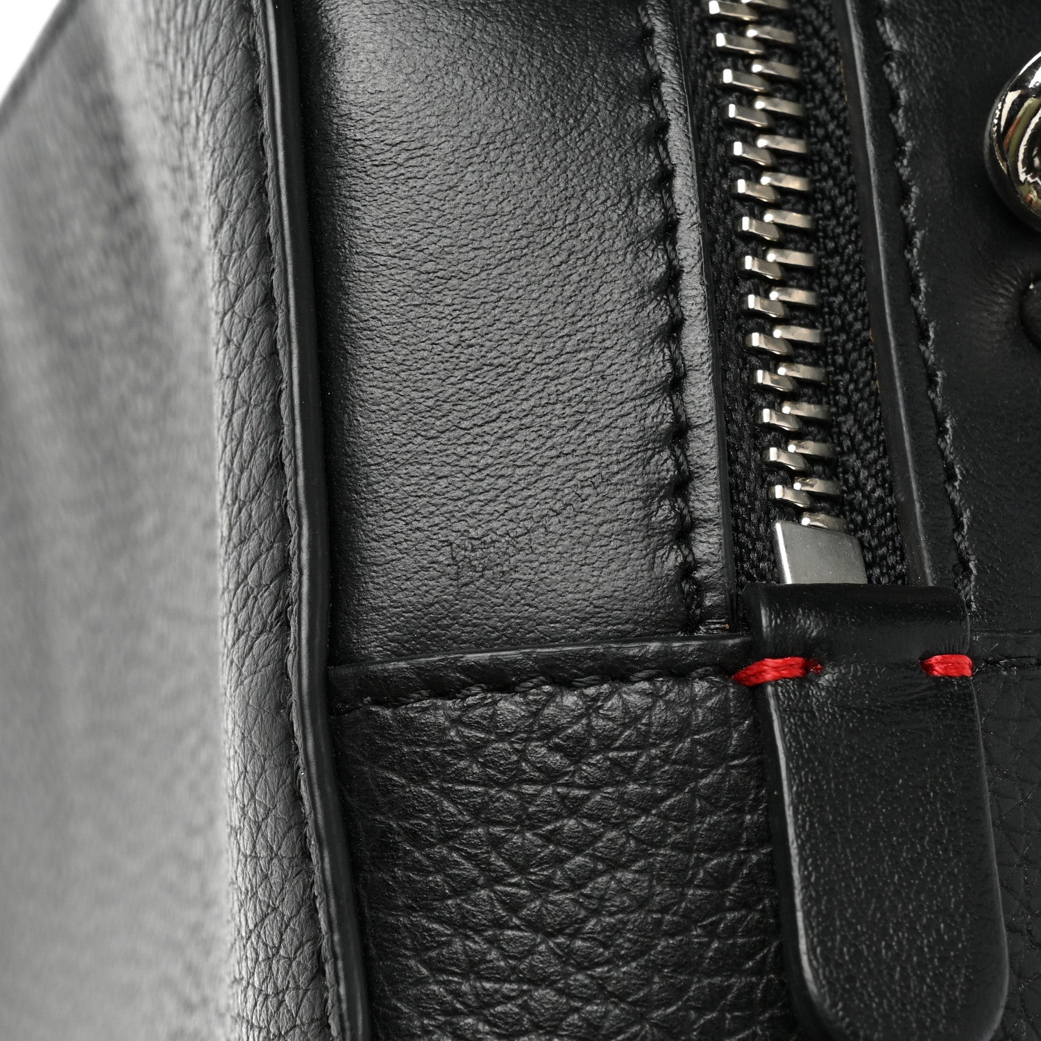 Christian Louboutin Empire Calfskin Mini Rubylou Crossbody Black Red 14 of 14