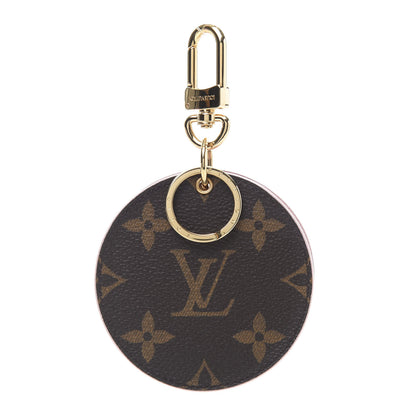 Louis Vuitton Monogram LV Mirror Bag Charm Key Holder Rose Ballerine 1 of 5