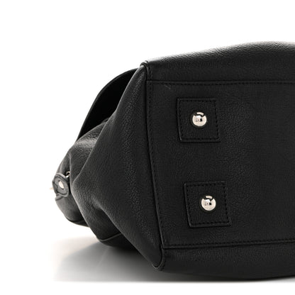 Mulberry Glossy Goatskin Medium Del Rey Satchel Black 10 of 15