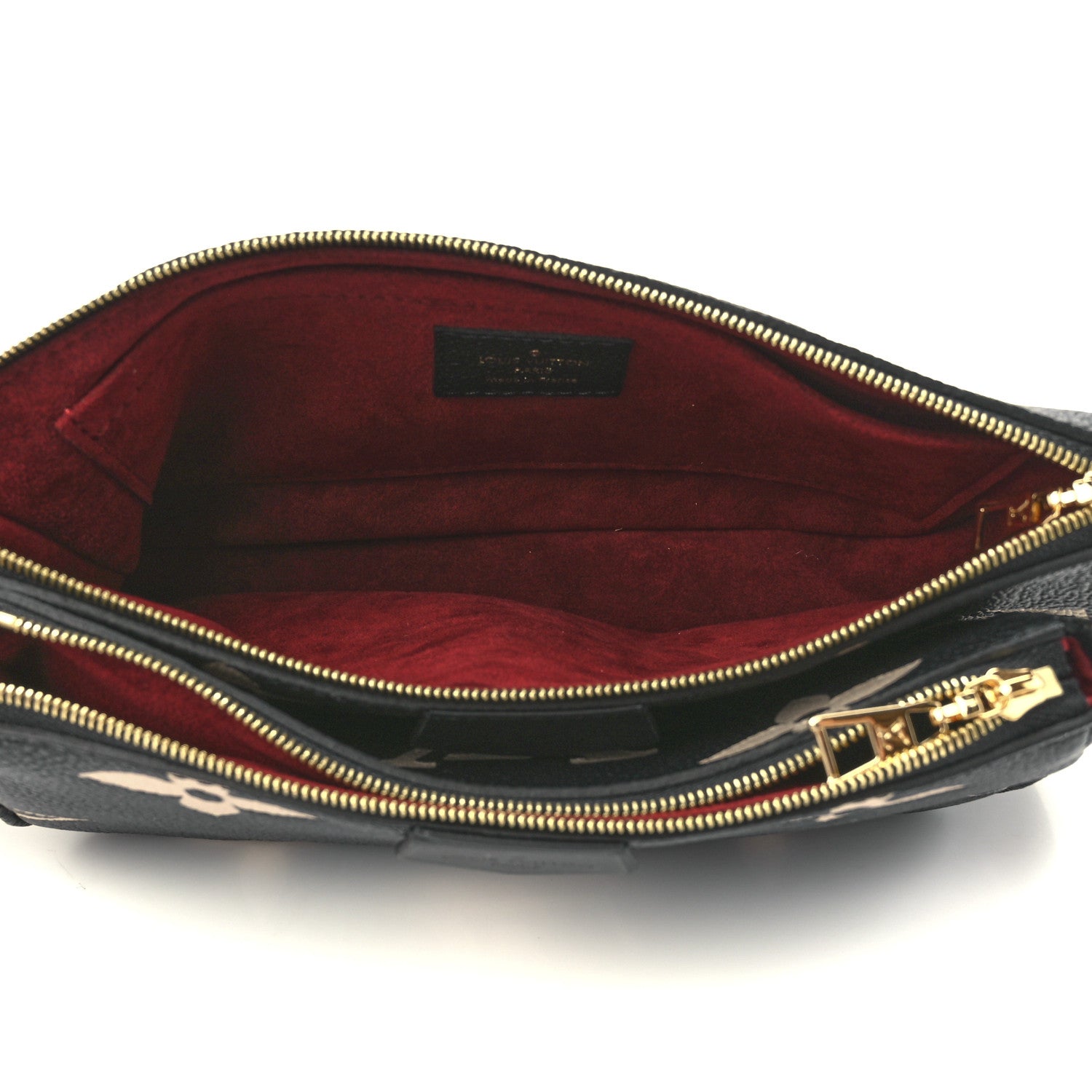 Louis Vuitton Empreinte Monogram Giant Multi Pochette Accessories Black Beige 5 of 12