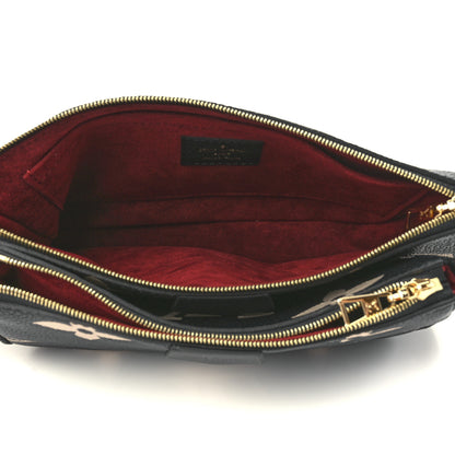 Louis Vuitton Empreinte Monogram Giant Multi Pochette Accessories Black Beige 5 of 12