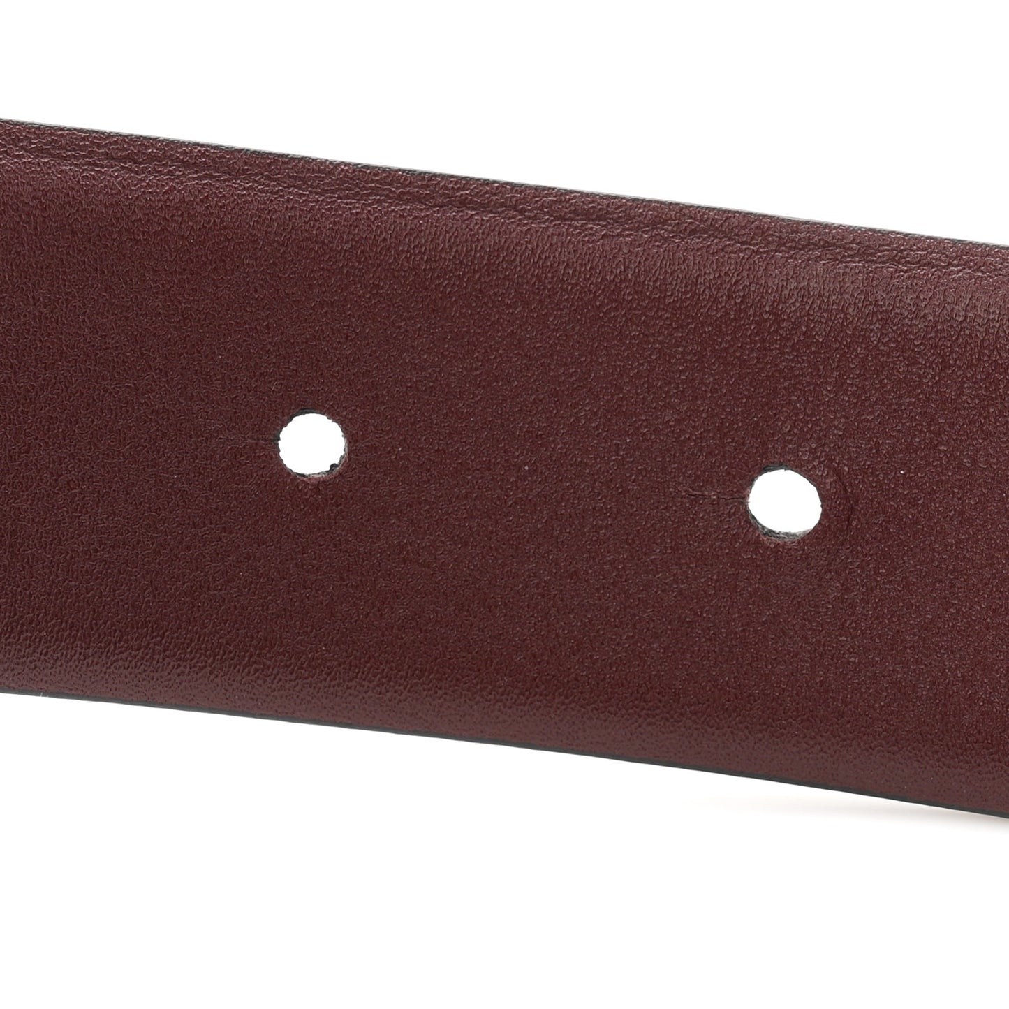 Calfskin CC Reversible 90 36 Belt Black Burgundy