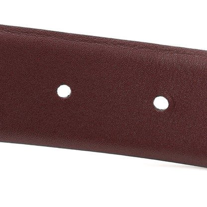 Chanel Calfskin CC Reversible 90 36 Belt Black Burgundy 5 of 6