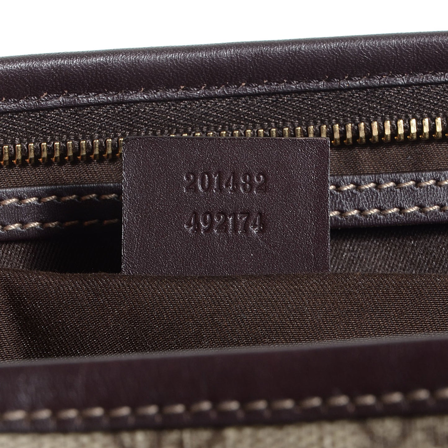 GG Supreme Monogram Medium Joy Tote Bag Brown