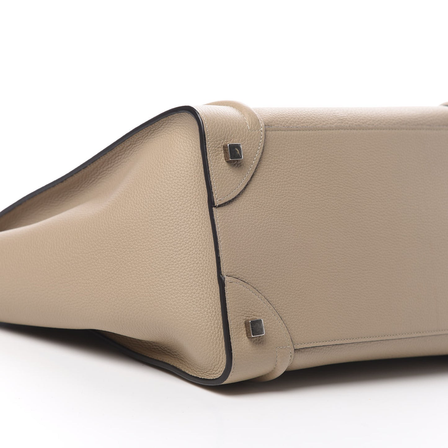 Drummed Calfskin Mini Luggage Dune