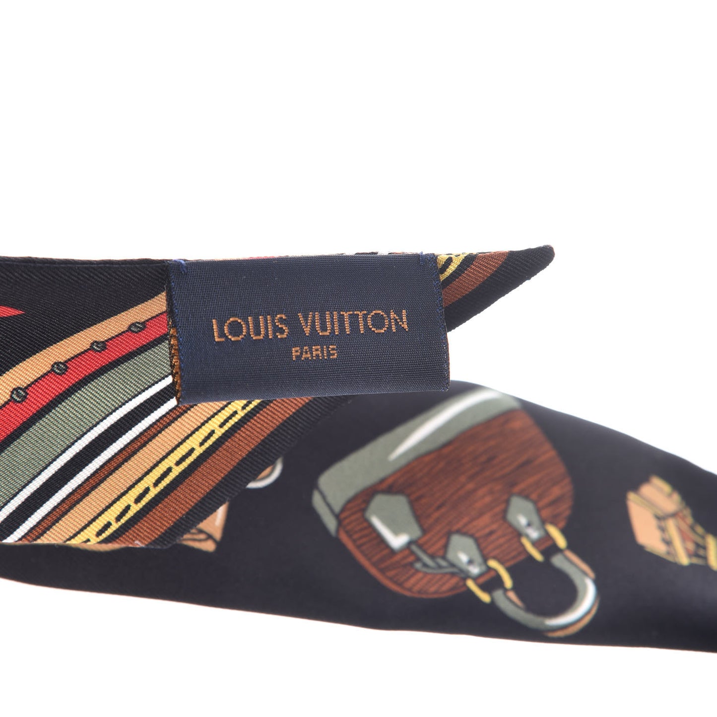 Silk Monogram Essentials LV BB Bandeau Black