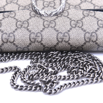 Gucci GG Supreme Monogram Super Mini Dionysus Shoulder Bag Black 13 of 16