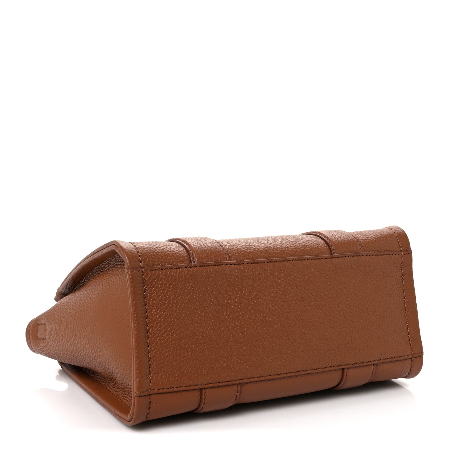 Grained Calfskin Small The Tote Bag Argan Oil