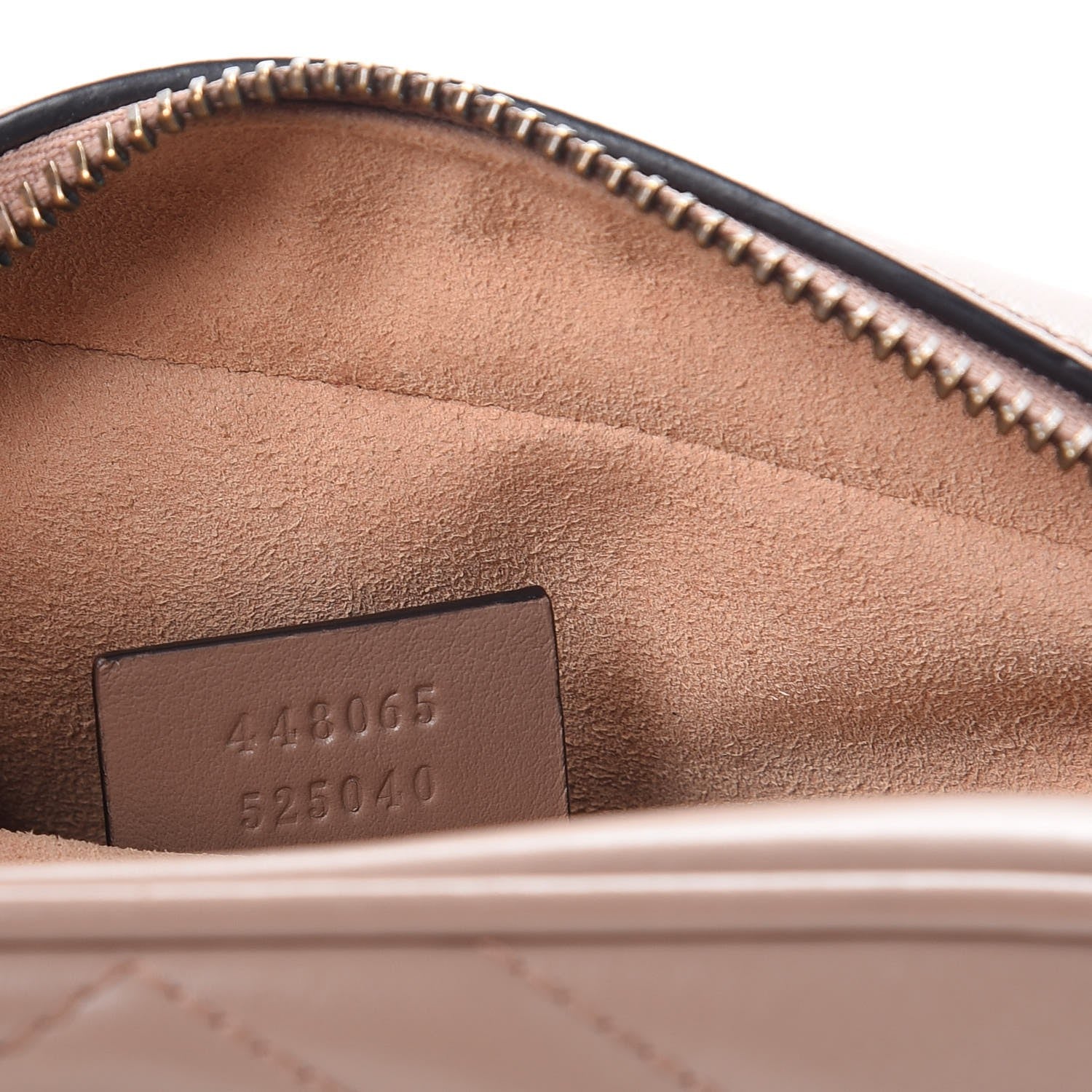 Gucci Calfskin Matelasse Mini GG Marmont Chain Shoulder Bag Nude 8 of 8