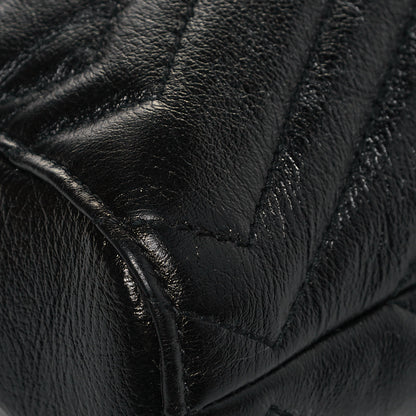 Gucci Vintage Calfskin Matelasse Medium GG Marmont Slim Tote Black 9 of 12