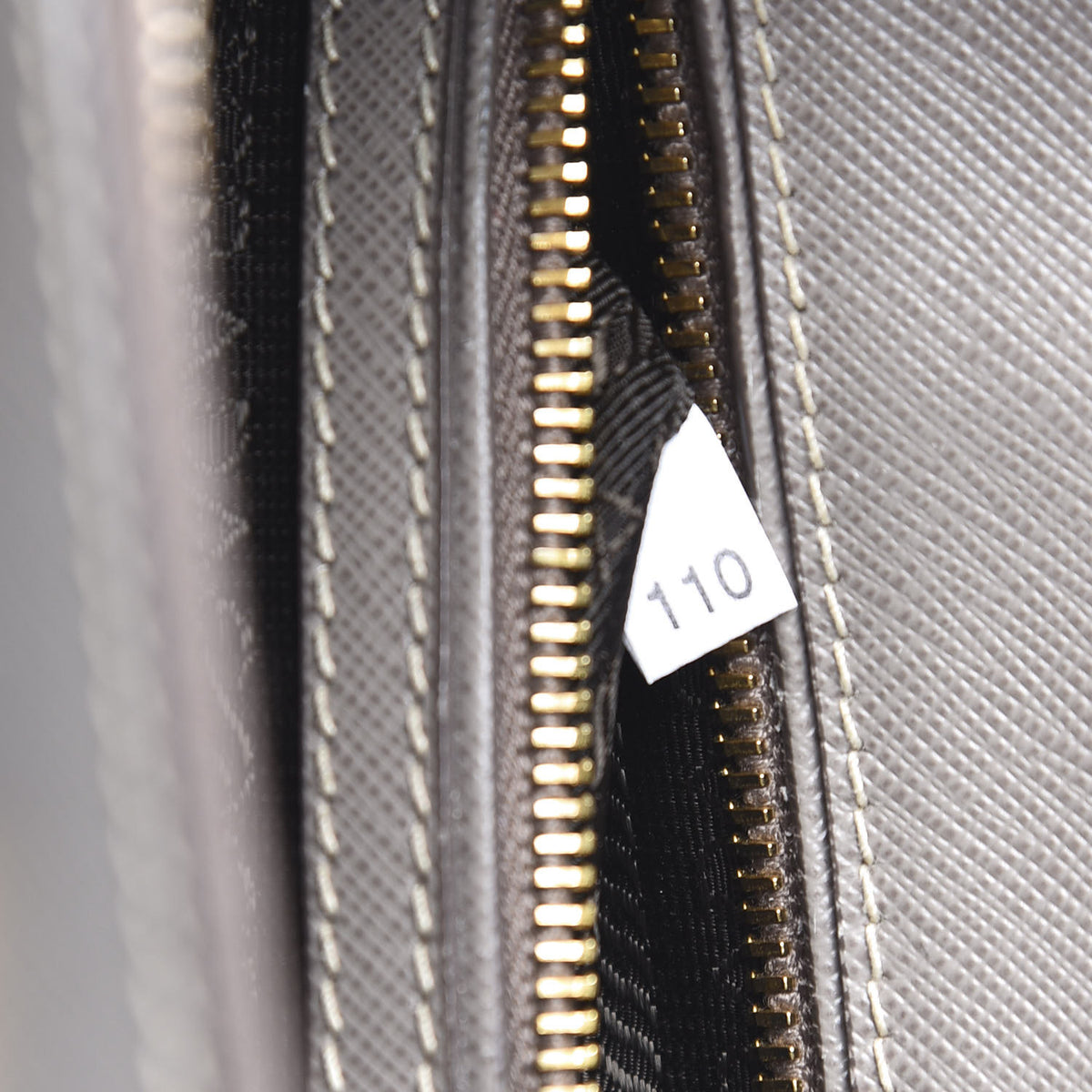 Prada Saffiano Mini Galleria Double Zip Tote Argilla 6 of 9
