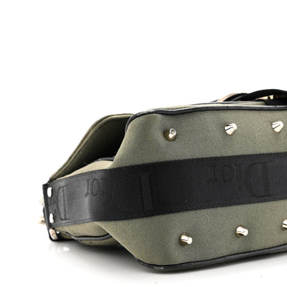 Christian Dior Coated Canvas Crystal Hardcore Bag Kaki 9 of 12