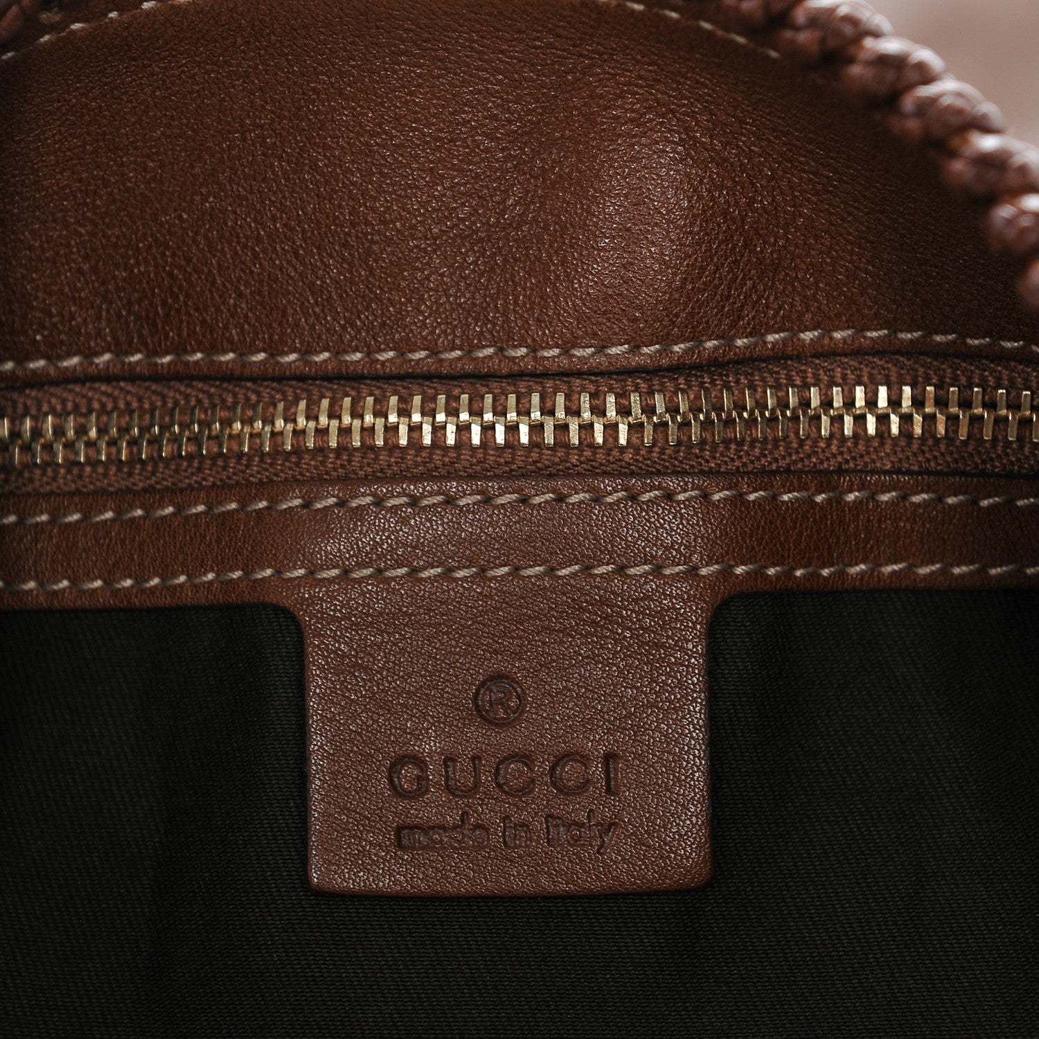 Gucci Calfskin Large Horsebit Chain Hobo Brown 7 of 11