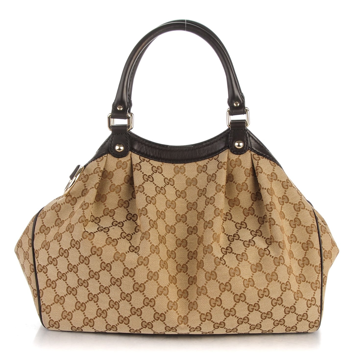 Monogram Medium Sukey Tote Dark Brown