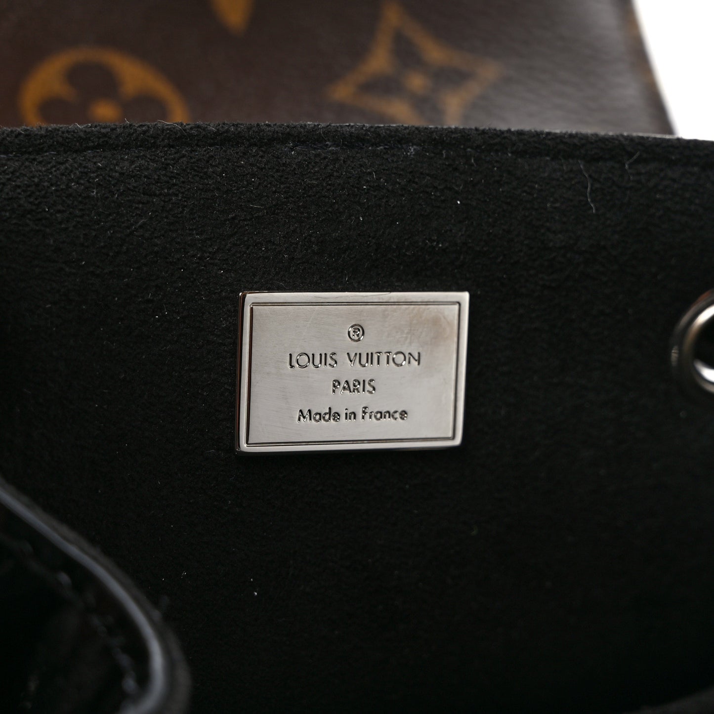 Patent Monogram Hot Springs Backpack Black