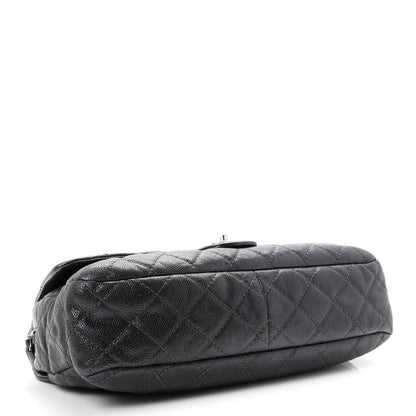 Chanel Iridescent Caviar Quilted Large Chic Flap Grey 4 of 10