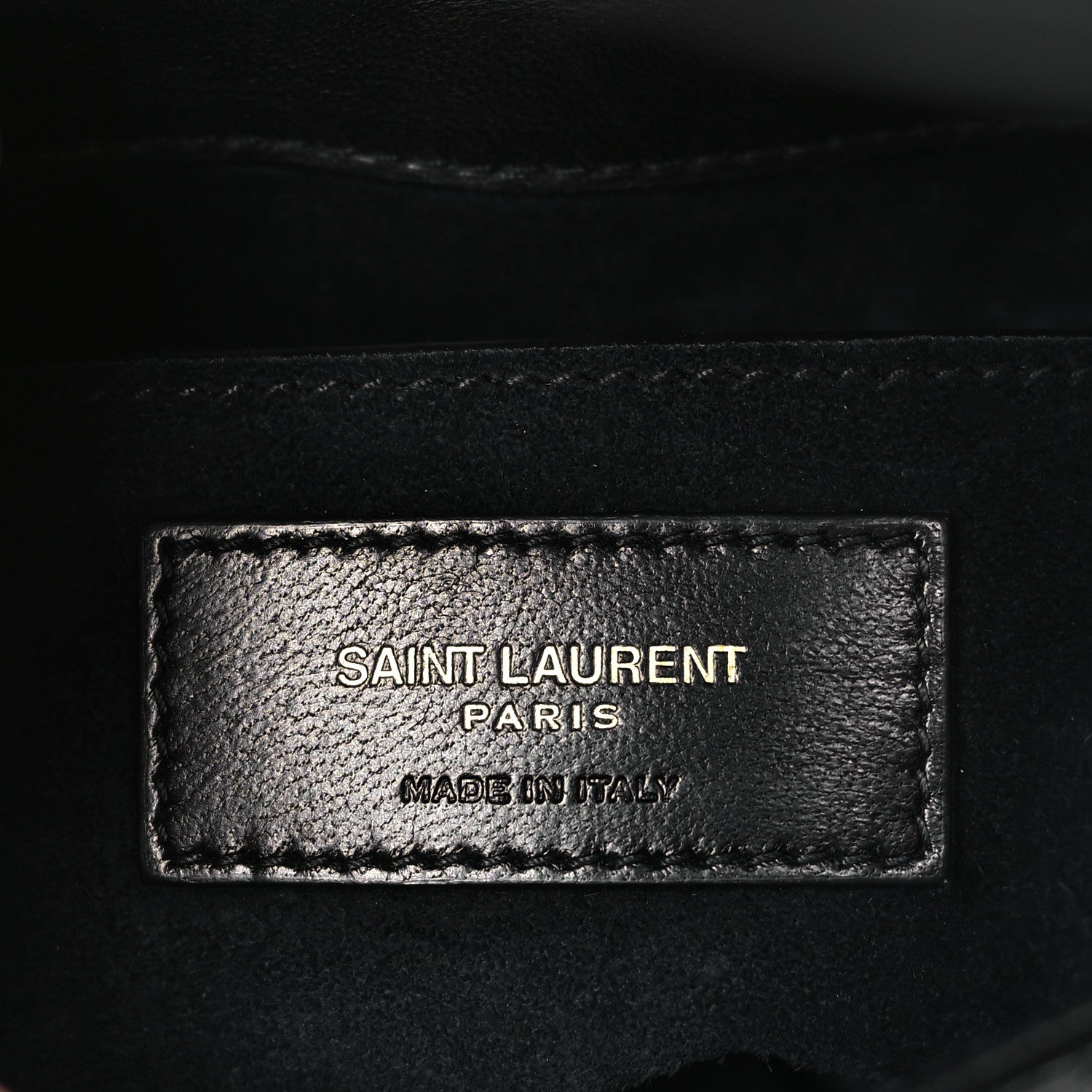 Saint Laurent SAINT LAURENT Lambskin Quilted Le 57 Diamond Shoulder Bag Black 6 of 9