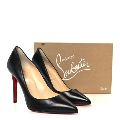 Christian Louboutin Shiny Nappa Pigalle 100 Pumps 39 Black 10 of 10