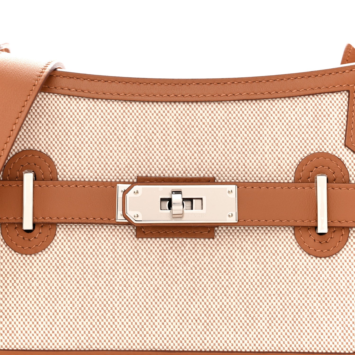 Hermes Toile Swift Mini Jypsiere Ecru Beige Gold 8 of 11