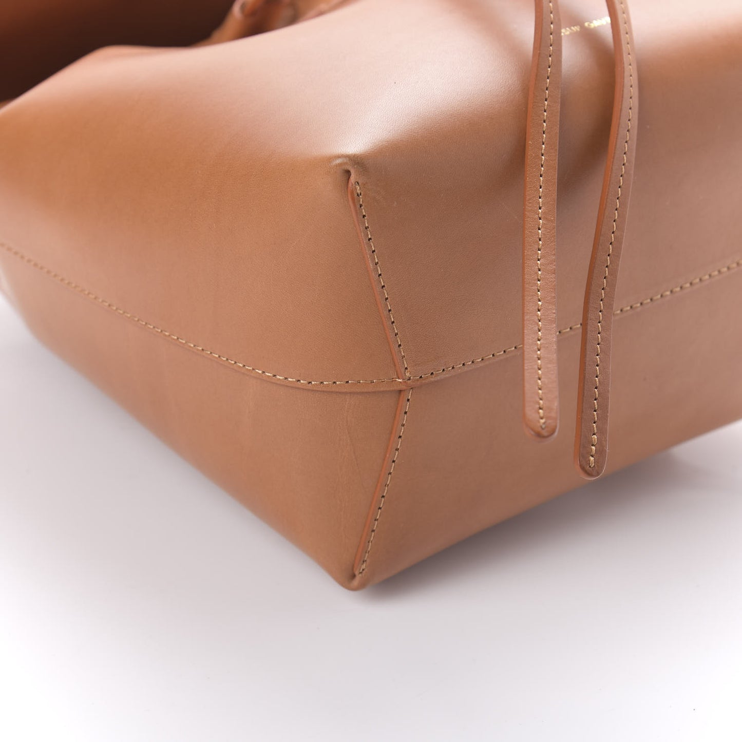 Vegetable Tanned Calfskin Mini Backpack Cammello Orange