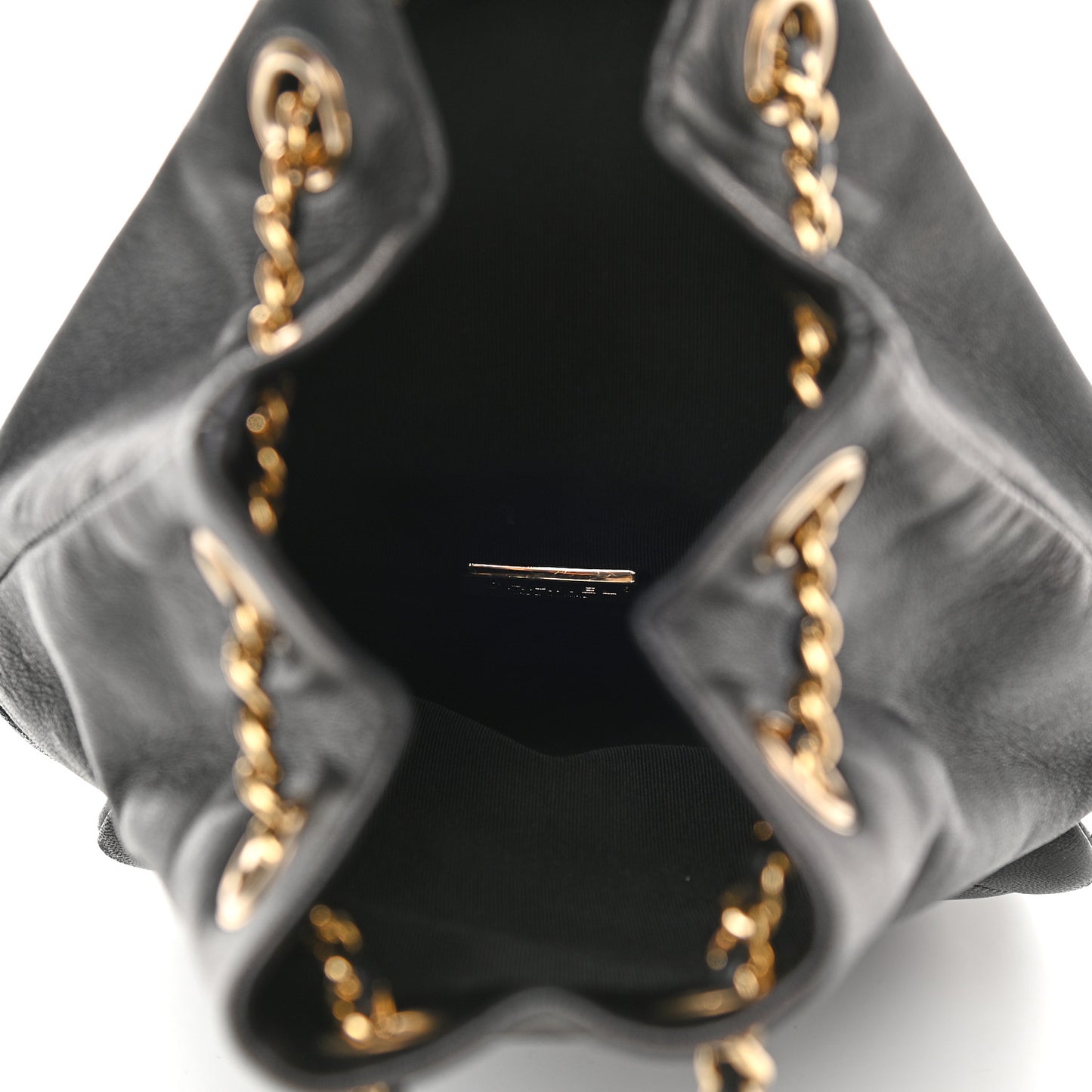 Lambskin Quilted Small in Seoul Backpack Black