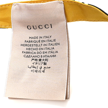 Gucci X THE NORTH FACE Nylon Reversible Self-Tie Bucket Hat Black Yellow 8 of 14