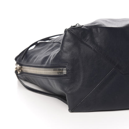 Balenciaga Veau Papier A4 Zip Around Tote Bleu Nuit 7 of 12