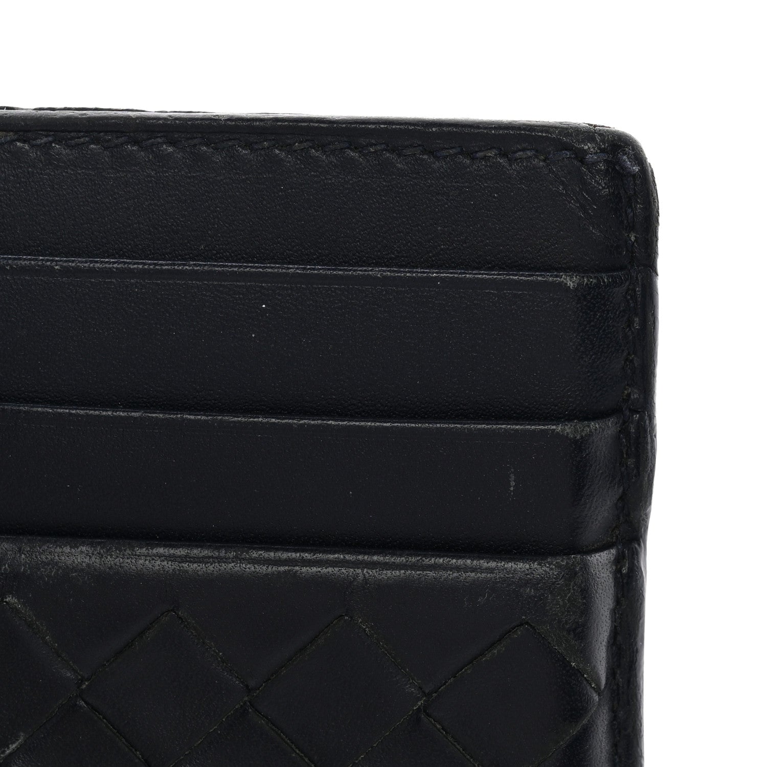 Bottega Veneta Nappa Intrecciato Card Holder Deep Blue 11 of 11