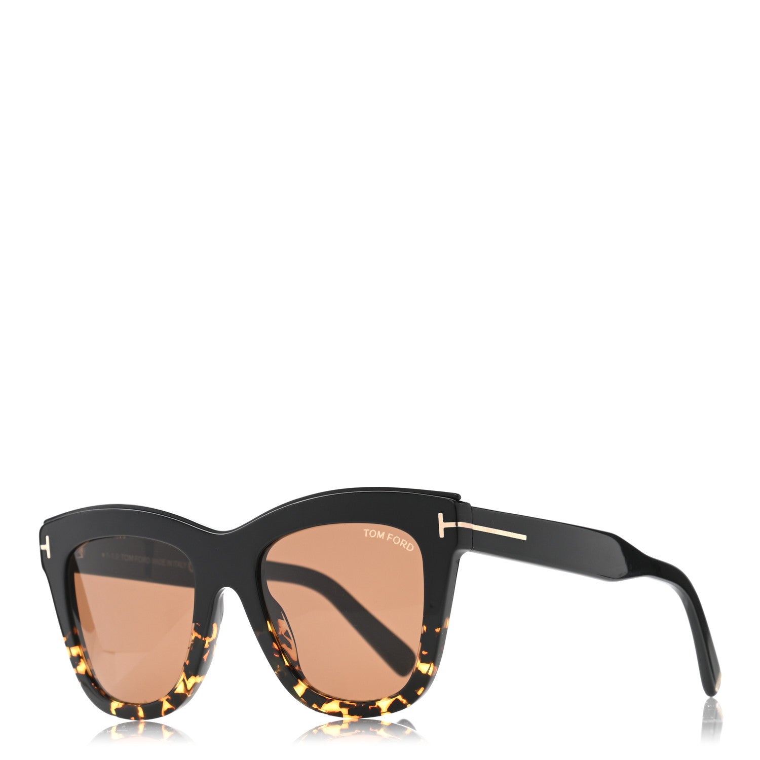 Tom Ford Julie Square Sunglasses TF685 Tortoise 1 of 8