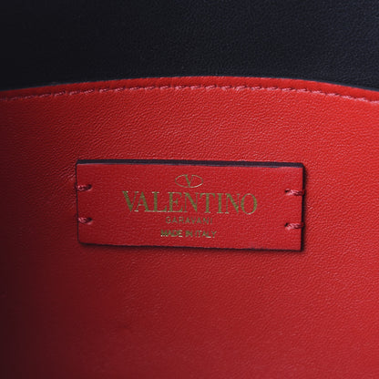 Valentino Garavani Smooth Calfskin Small VLock Shoulder Bag Bianco Ottico Rouge Pur 5 of 8