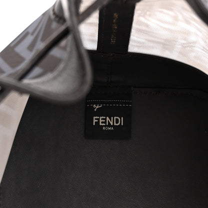 Fendi Mesh Vitello Grace F is Fendi FF 1974 Grande Mon Tresor Bucket Bag Azzurro Black Ebano 6 of 10