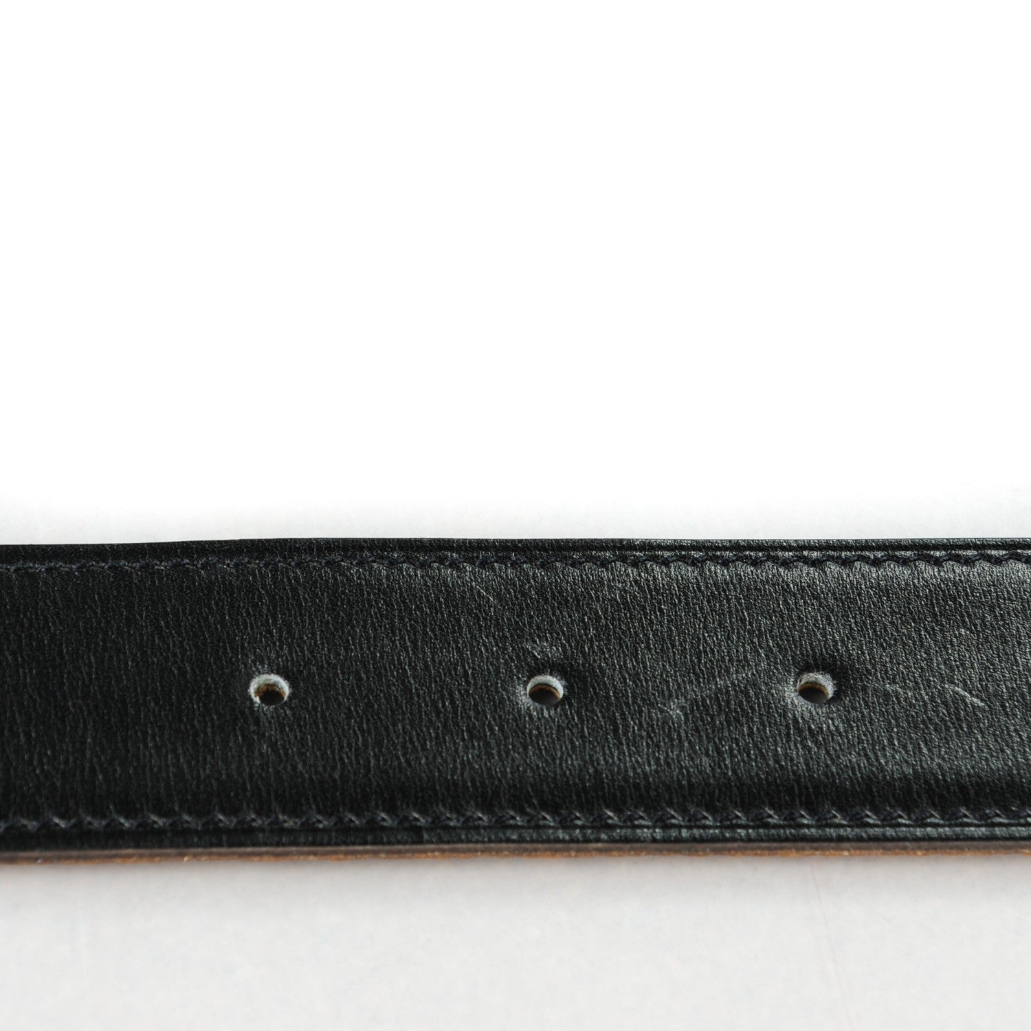 Hermes Box Togo 32mm H Belt 85 Black Gold 3 of 7