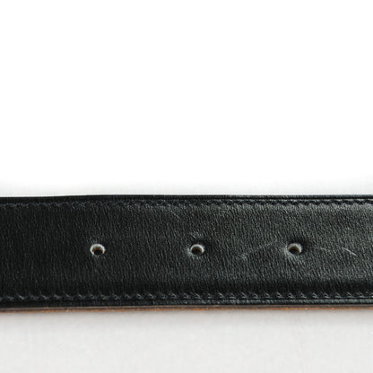 Hermes Box Togo 32mm H Belt 85 Black Gold 3 of 7