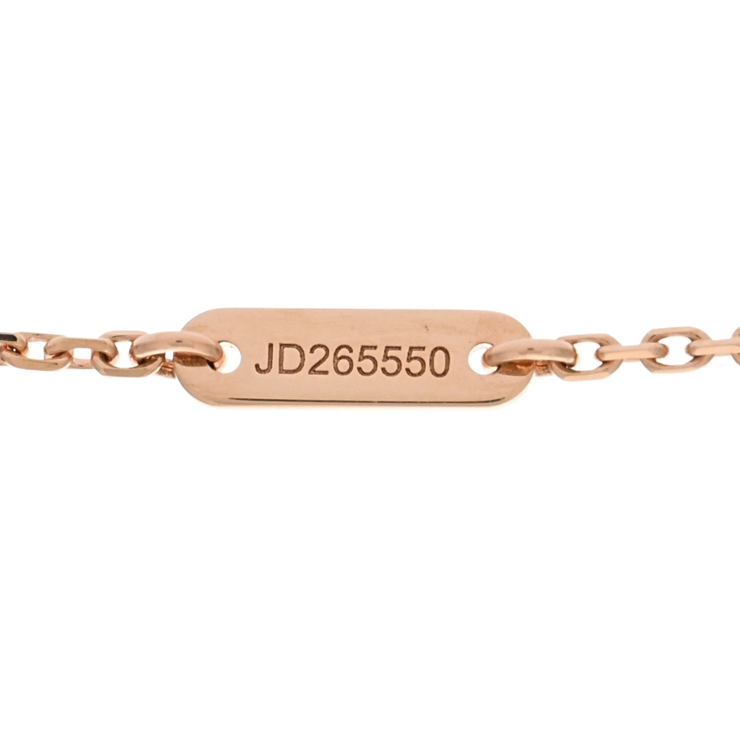 18K Rose Gold Sweet Alhambra Pendant Necklace