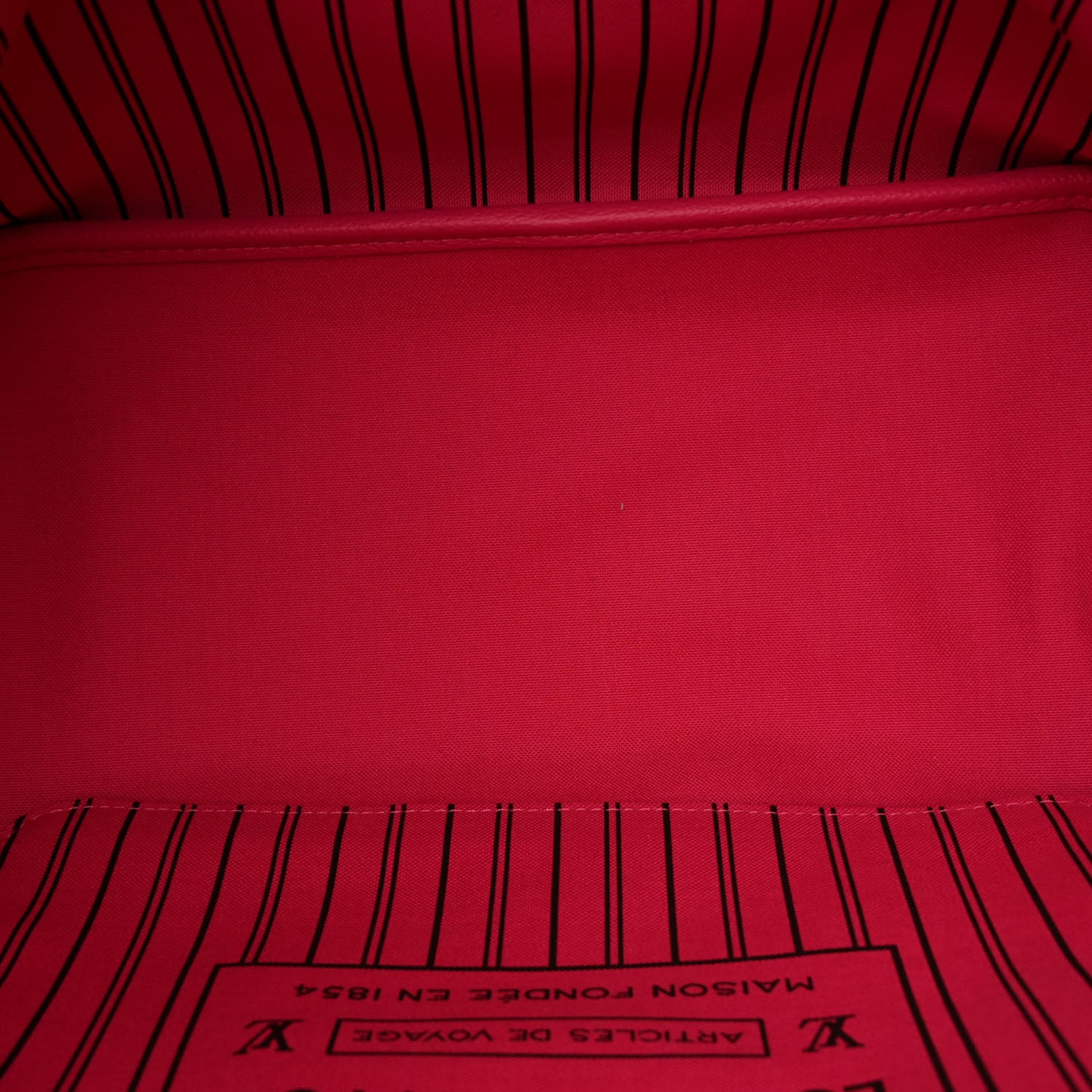 Monogram Inside Out Neverfull Bandouliere MM Rose Pondichery